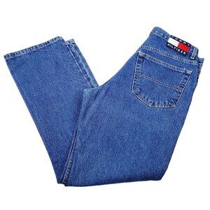 Vtg 90's Tommy Jeans Girls Juniors Tommy Hilfiger Flag Sz 13 MUST SEE!